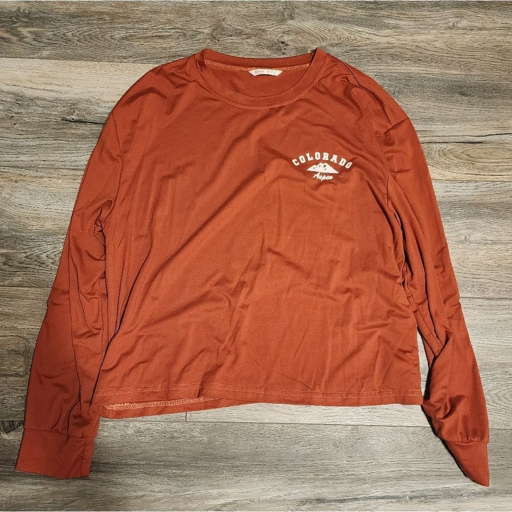 NWOT, Shein • Aspen Colorado Long Sleeve, Size Small